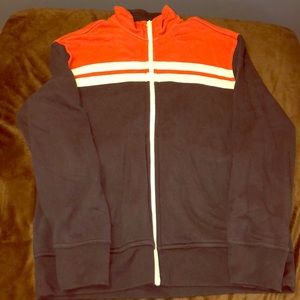 Mens warm zip up jacket